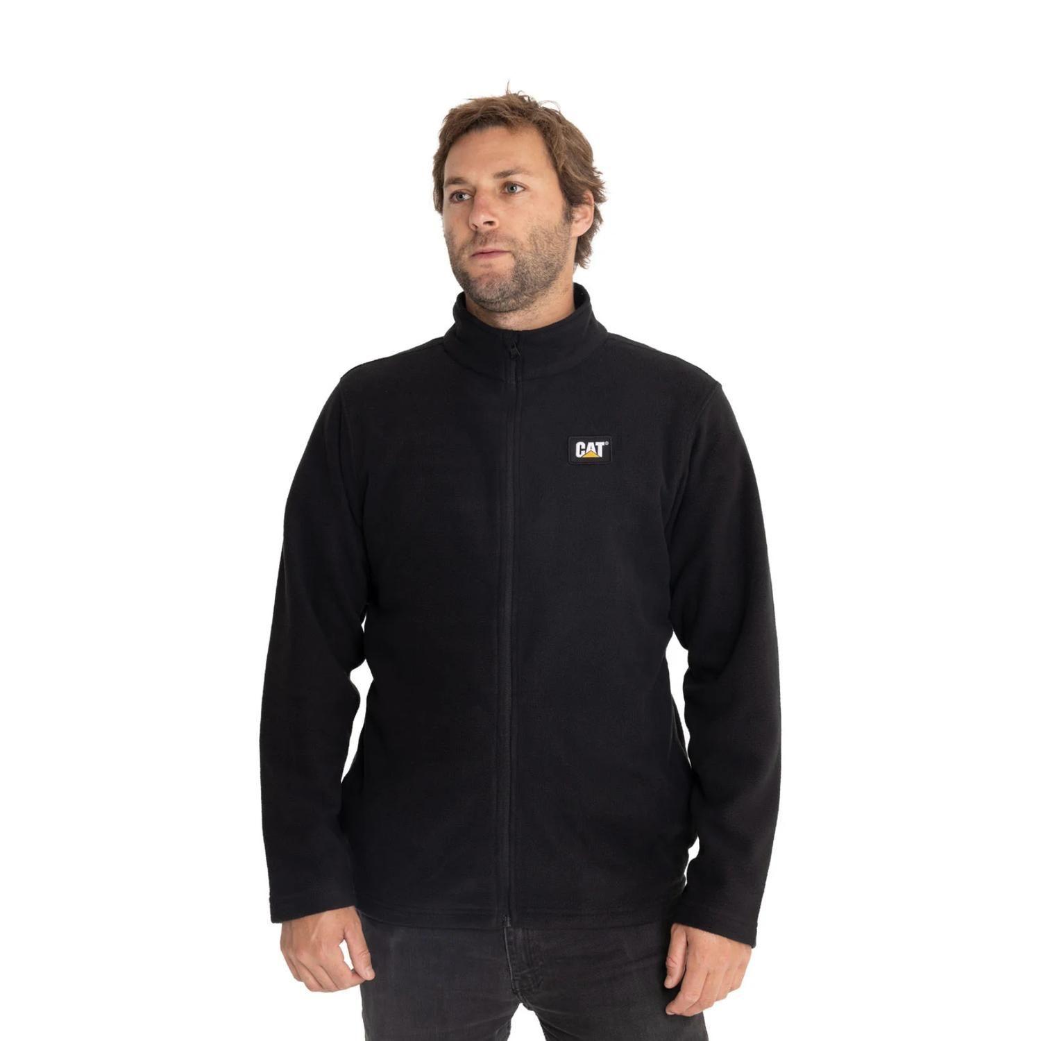Polar CAT Hombre Microfleece Full Zip Negro-0