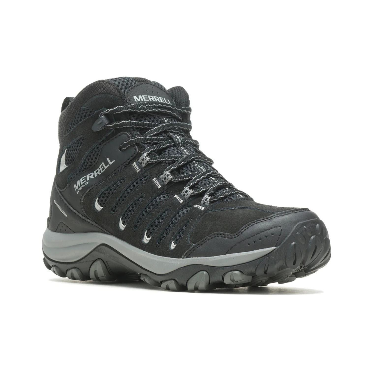 Zapatillas Merrell Hombre Crosslander 3 Mid Waterproof Negro-1