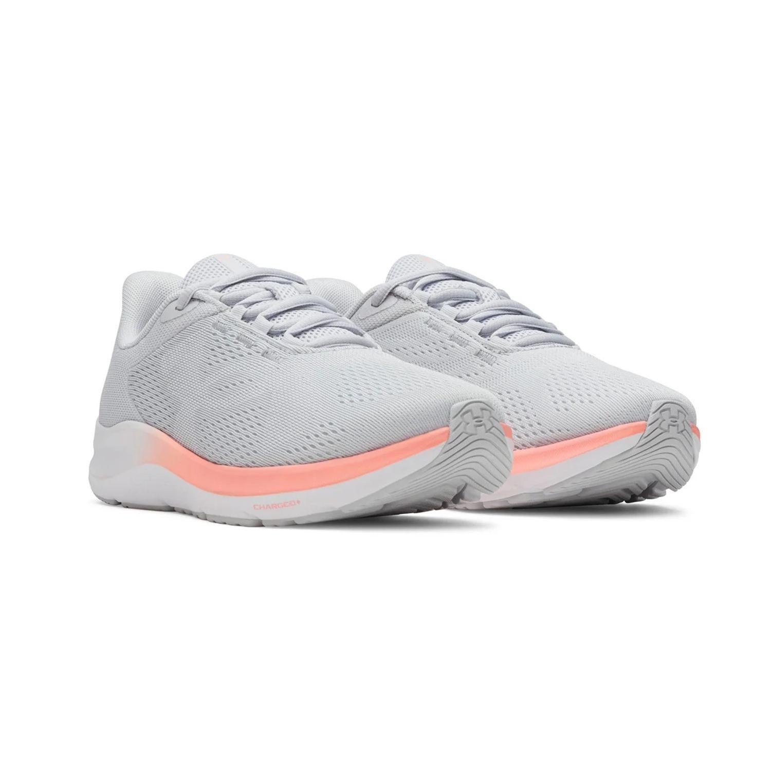 Zapatillas Under Armour Mujer Charged Pursuit 4 BL Gris-4
