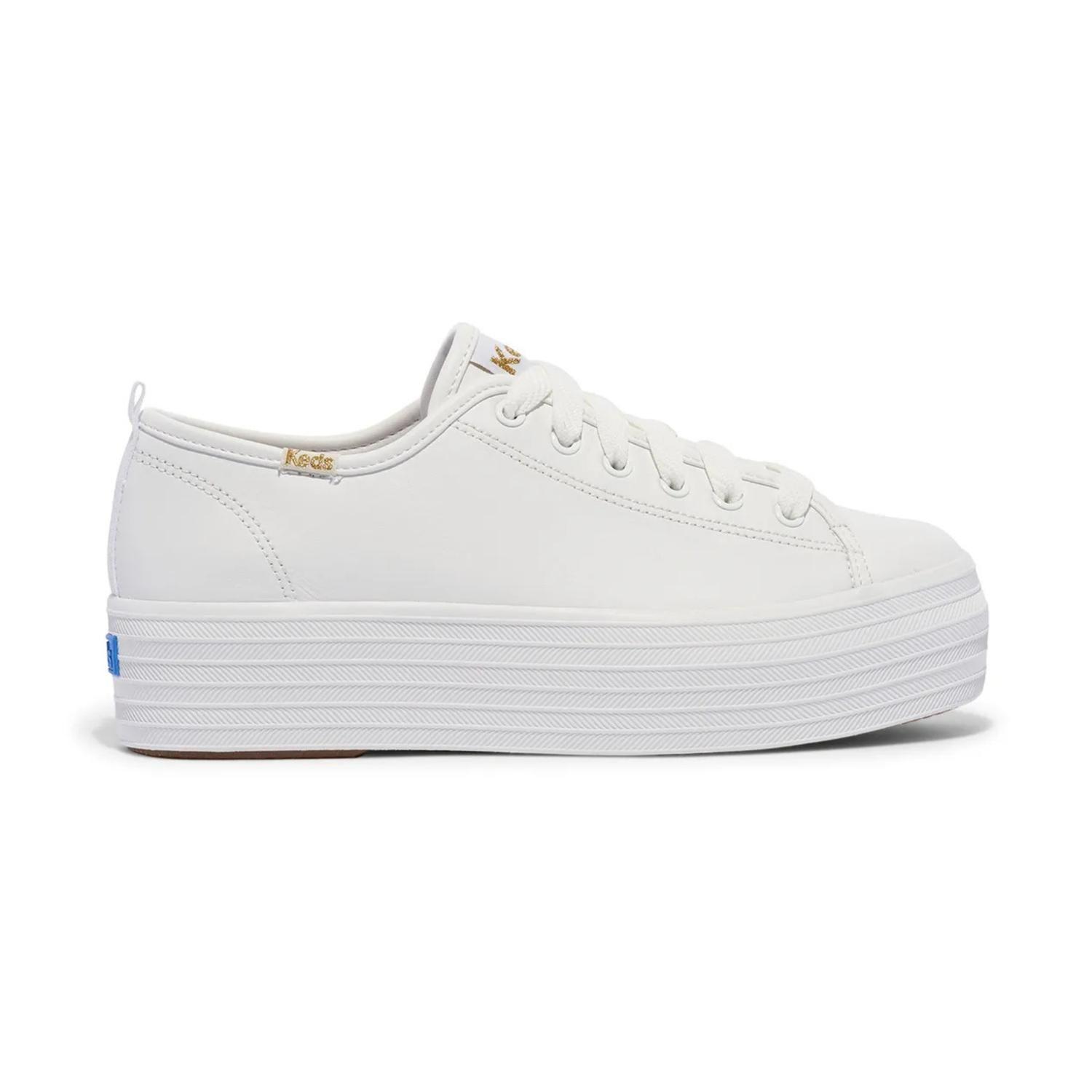 Zapatillas Mujer Keds Triple Up Leather Blanca-0
