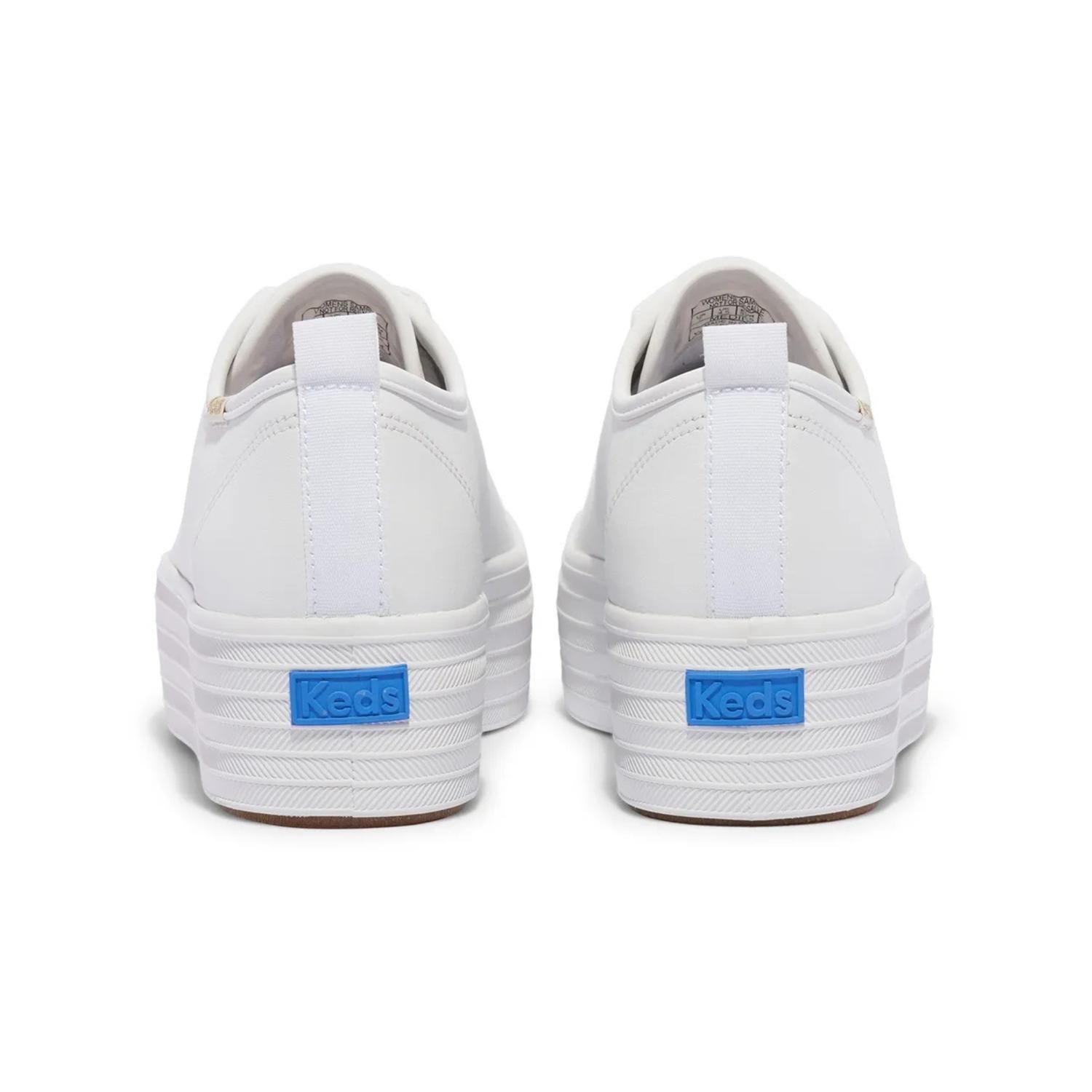 Zapatillas Mujer Keds Triple Up Leather Blanca-2