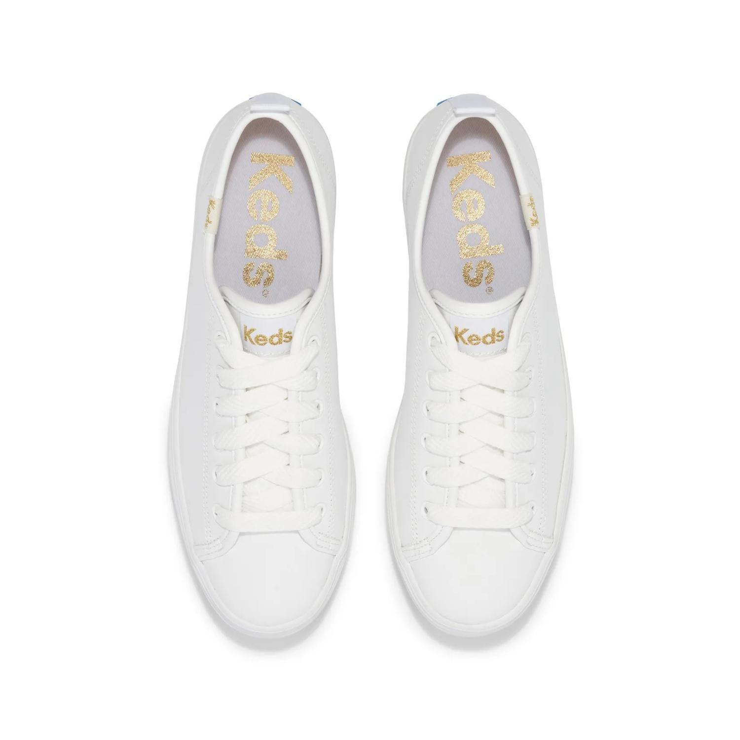 Zapatillas Mujer Keds Triple Up Leather Blanca-3