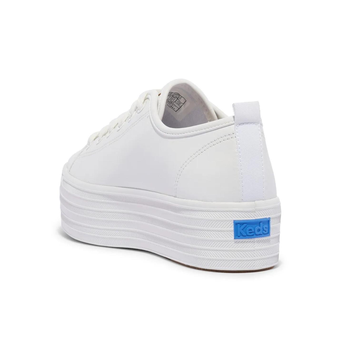 Zapatillas Mujer Keds Triple Up Leather Blanca-5