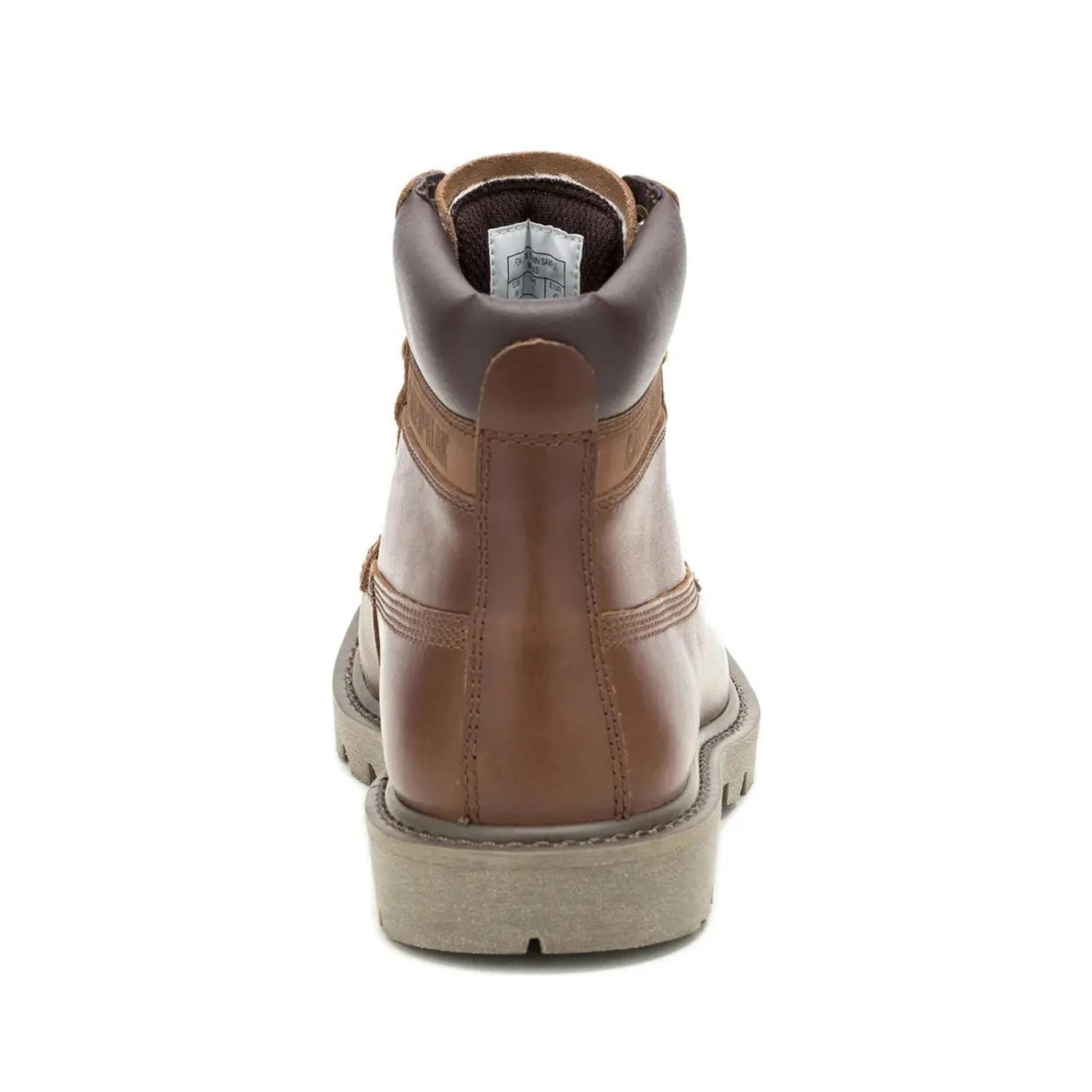 Botín Hombre CAT Colorado Moc Toe Cuero-2