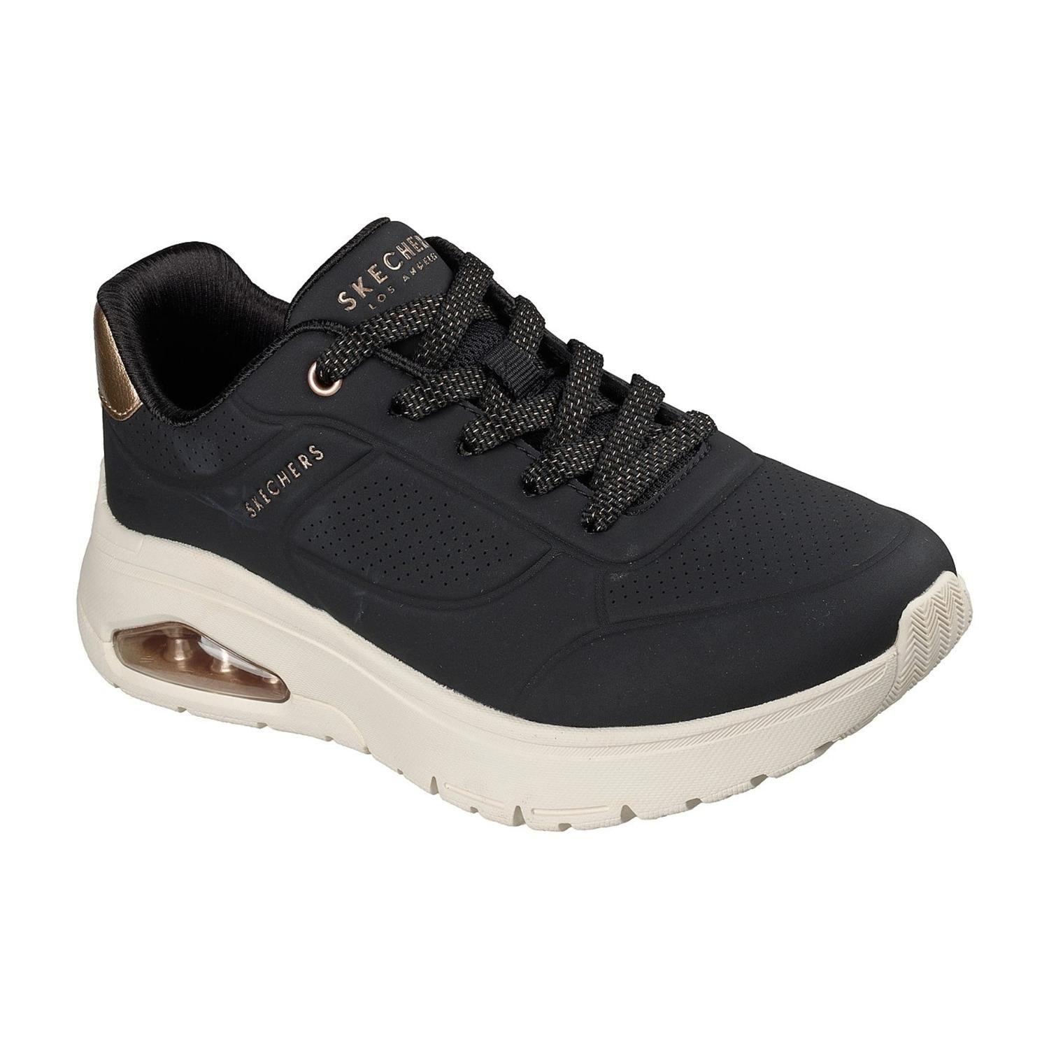 Zapatillas Skechers Mujer Uno Flex echo air Negro-2