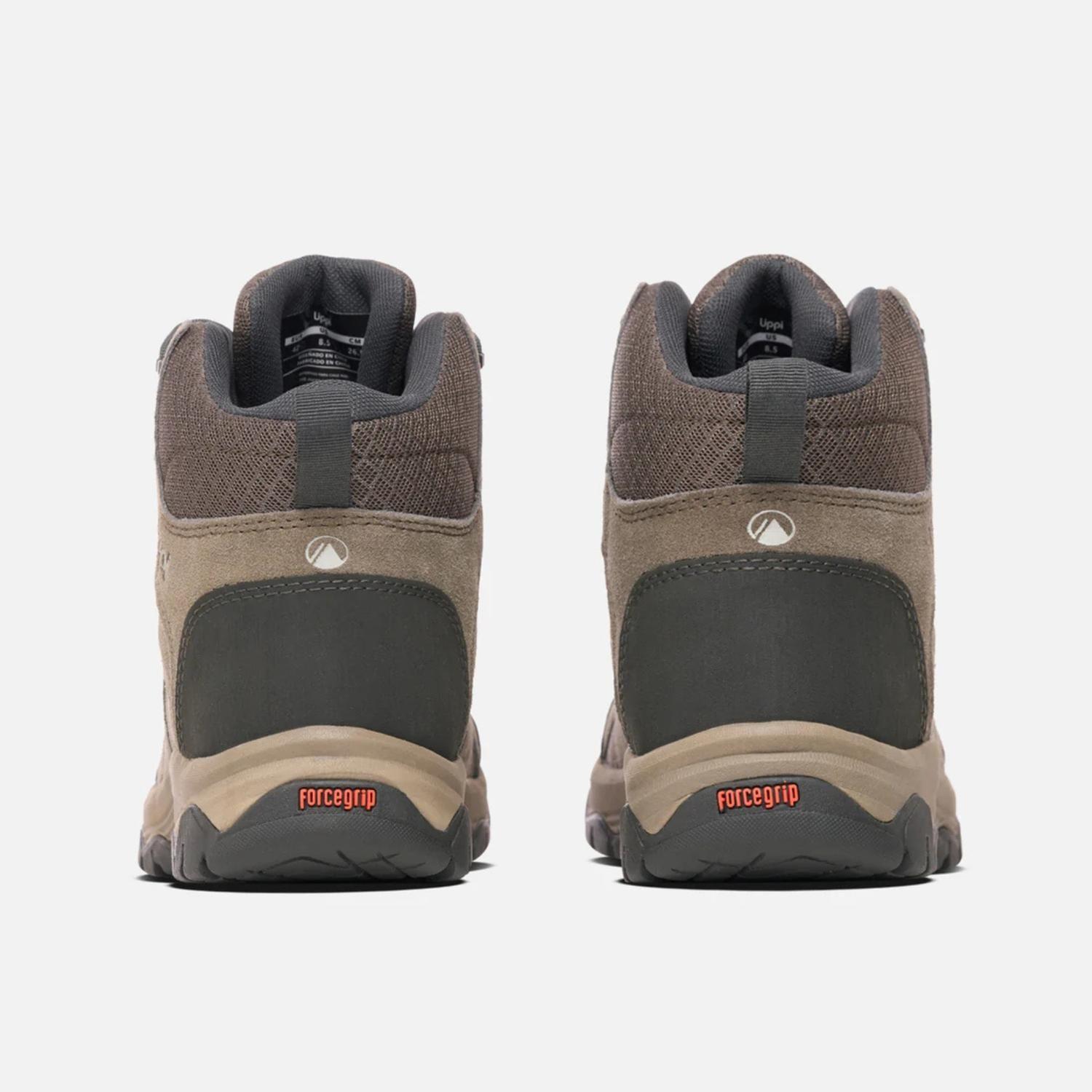 Botín Lippi Hombre Tellus Mid Impermeable Taupe-4