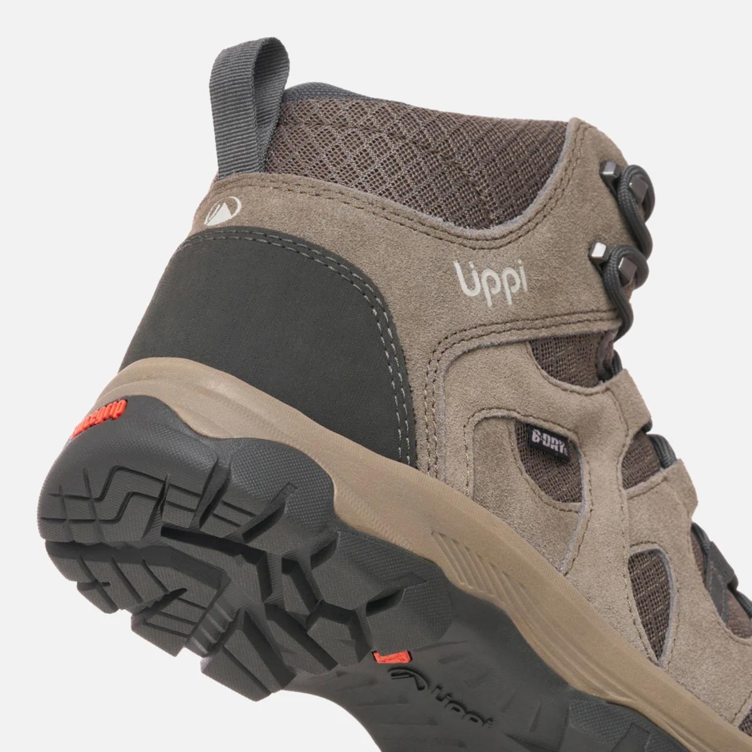 Botín Lippi Hombre Tellus Mid Impermeable Taupe-7