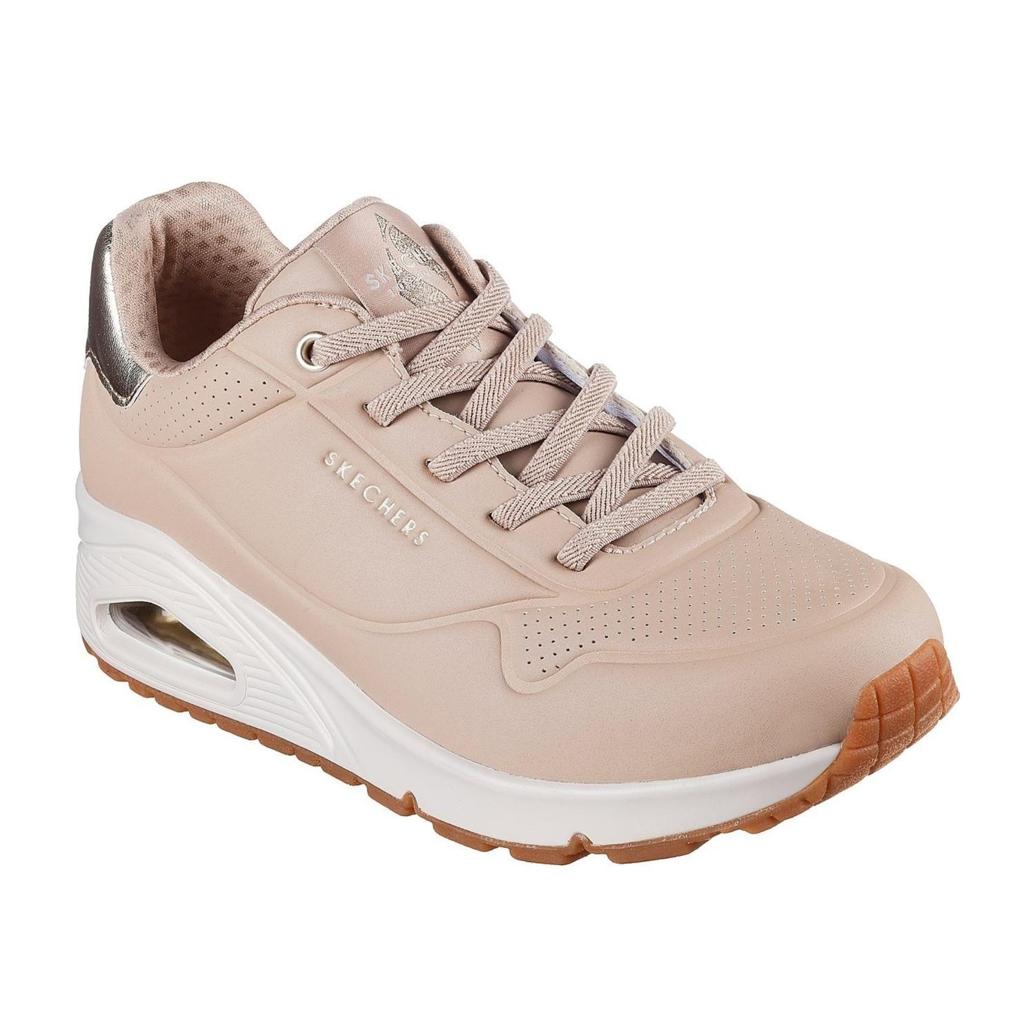 Zapatillas Skechers Mujer Uno Shimmer Away Nude-1