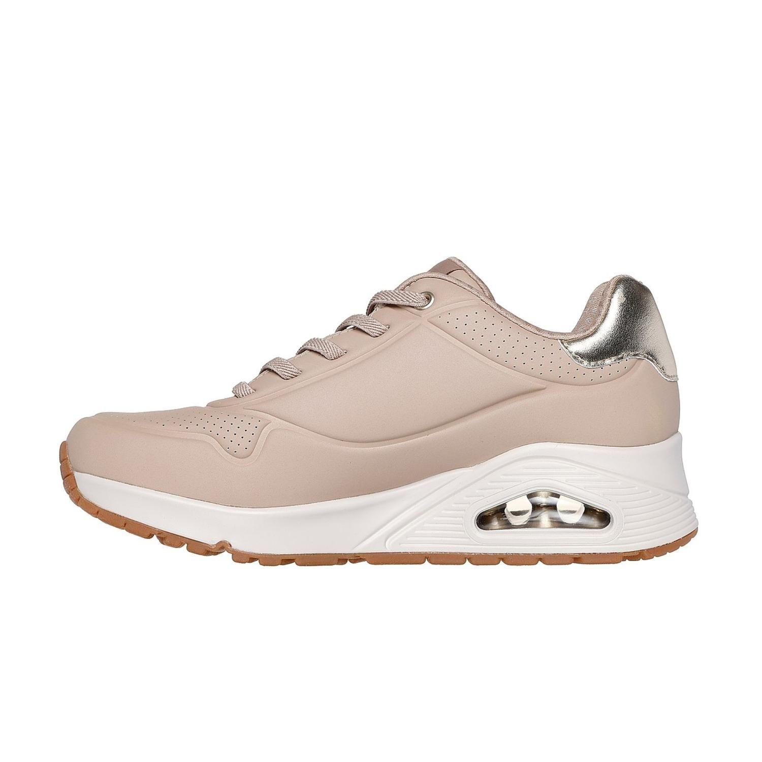 Zapatillas Skechers Mujer Uno Shimmer Away Nude-2