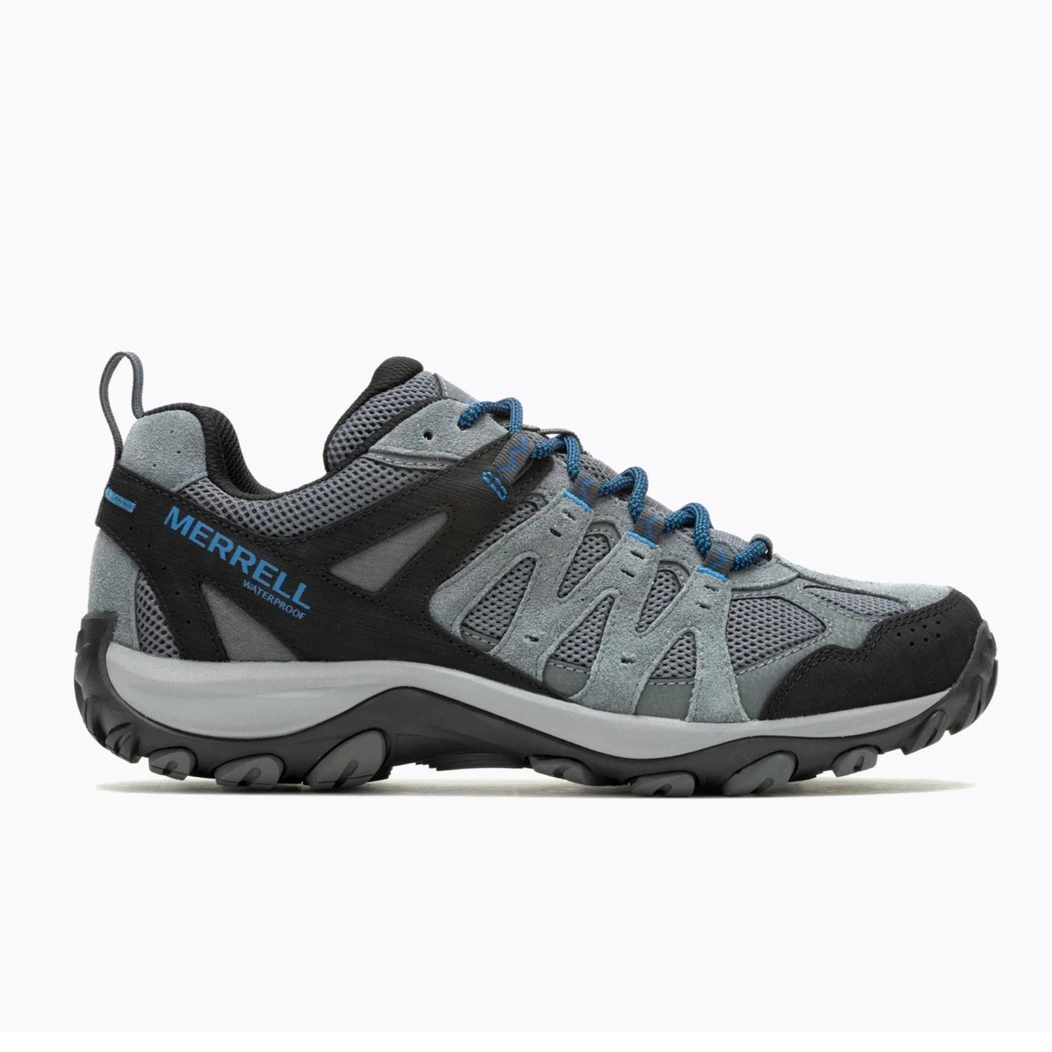 Zapatillas Merrell Hombre Accentor 3 Waterproof Rock-blue-0