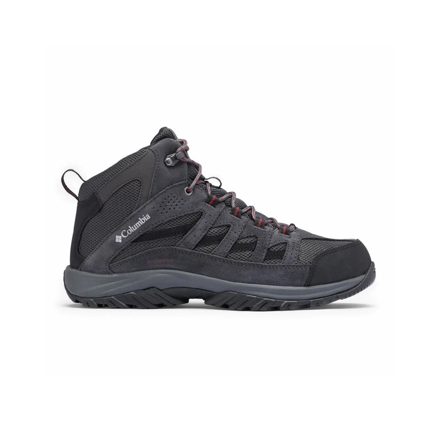 Zapatillas Columbia Hombre Crestwood Mid Waterproof Negro-0