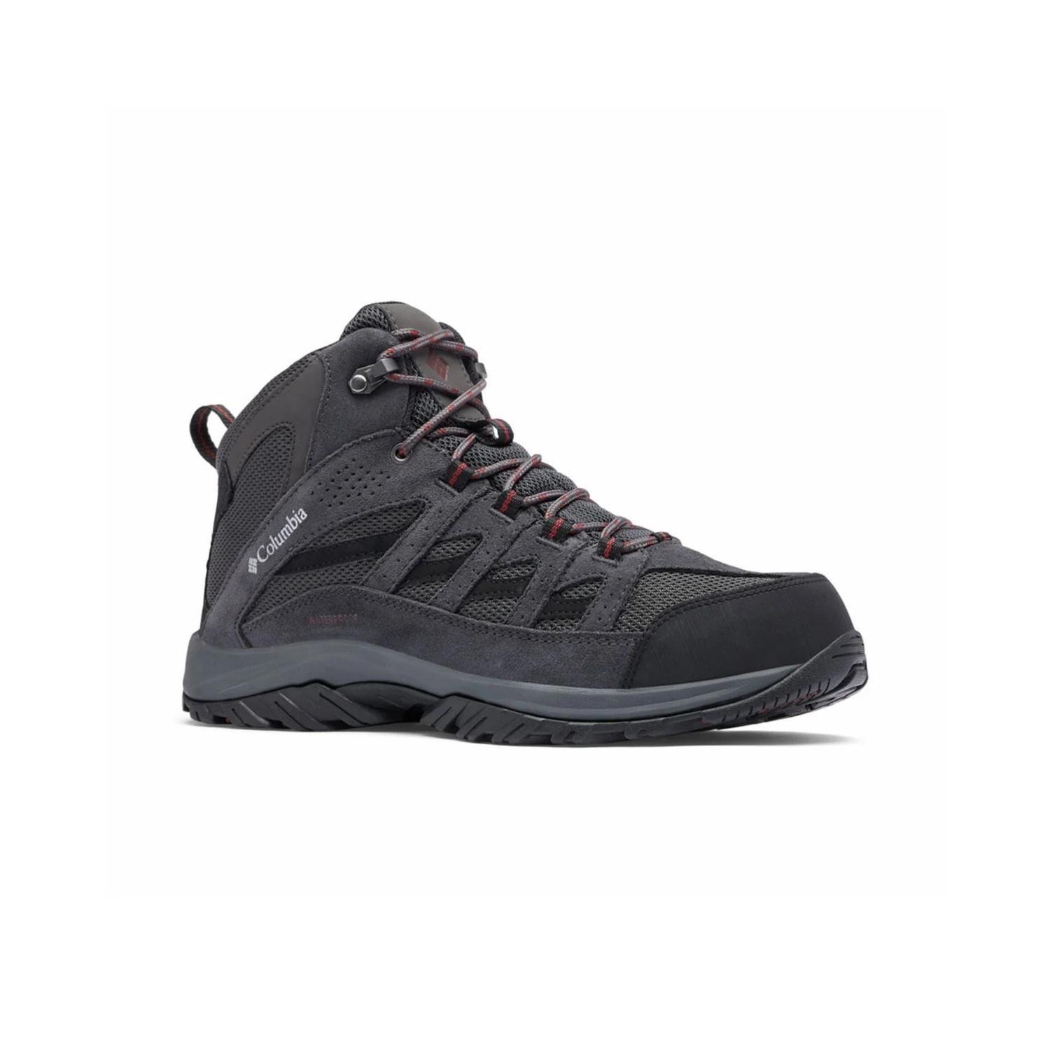 Zapatillas Columbia Hombre Crestwood Mid Waterproof Negro-1