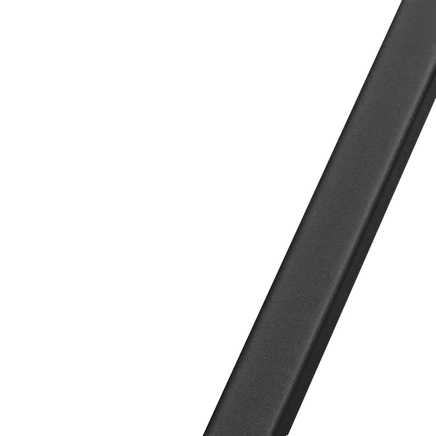 Mesa de Centro Talsi Metálica Negro 80x45 cm Hecho a Mano-2