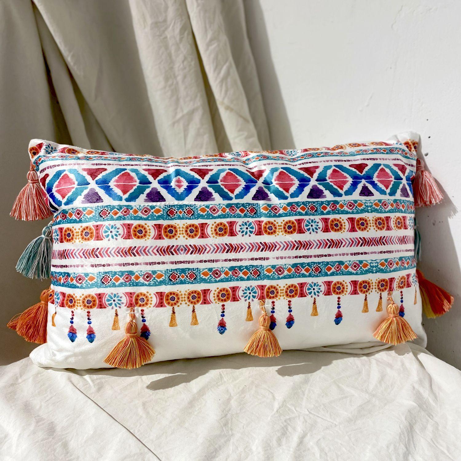 Cojín Boho Multicolor-4