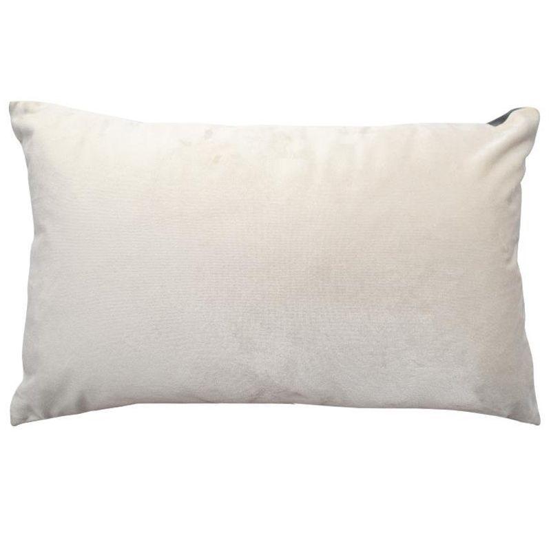 Cojín Felpa Gris, Crudo, Beige-5