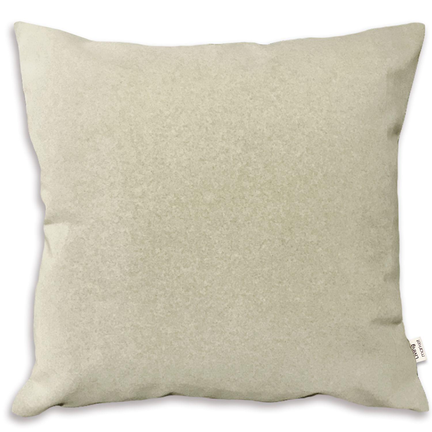 Cojín Felpa Gris -2