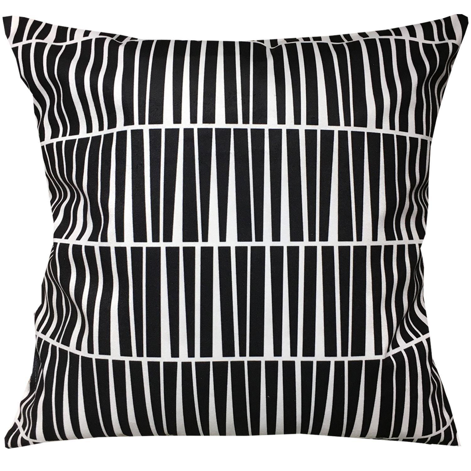 Cojín Negro Felpa 45x45-0