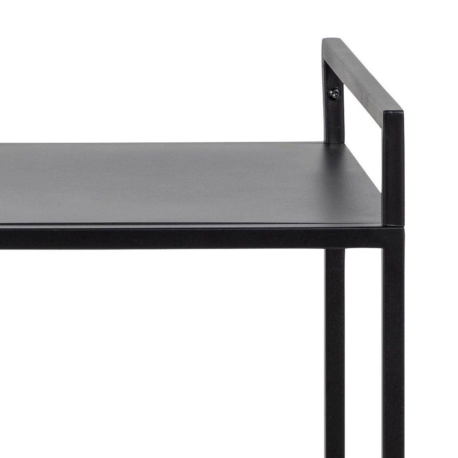 Carro Organizador Bar Bud Metálico Negro 78x40x85 Hecho a mano-5