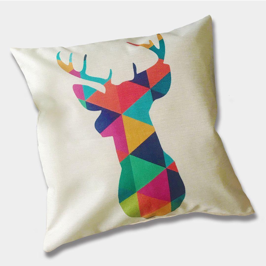 Cojín Venado Lino 45×45-2
