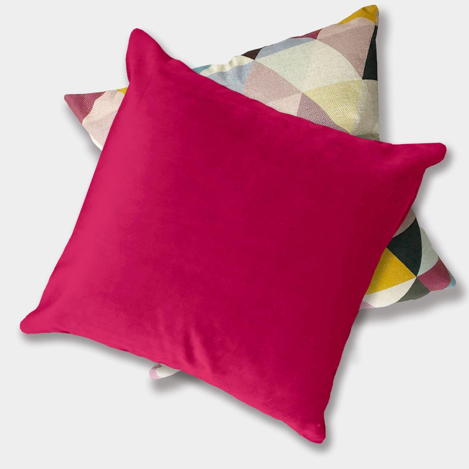 Cojín Fucsia Terciopelo Velvet-3