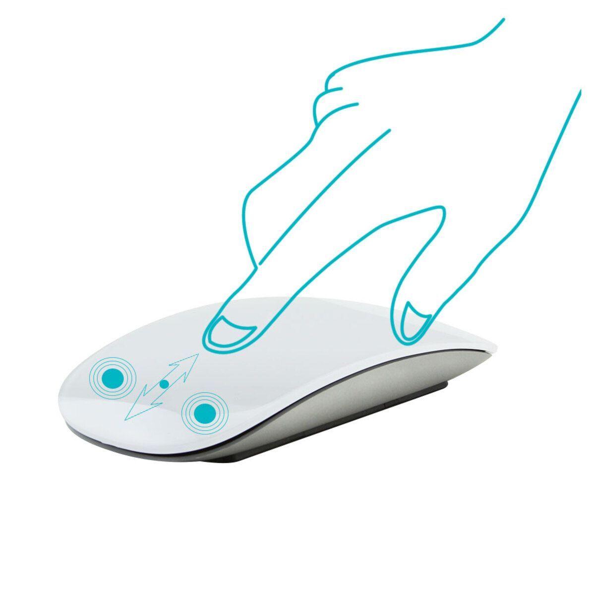 Mouse Magic Touch Inalámbrico Bluetooth-4
