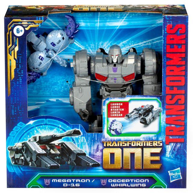 Figura de Acción Transformers One Corre y Lanza Megatron y Decepticon Whirlwing -2