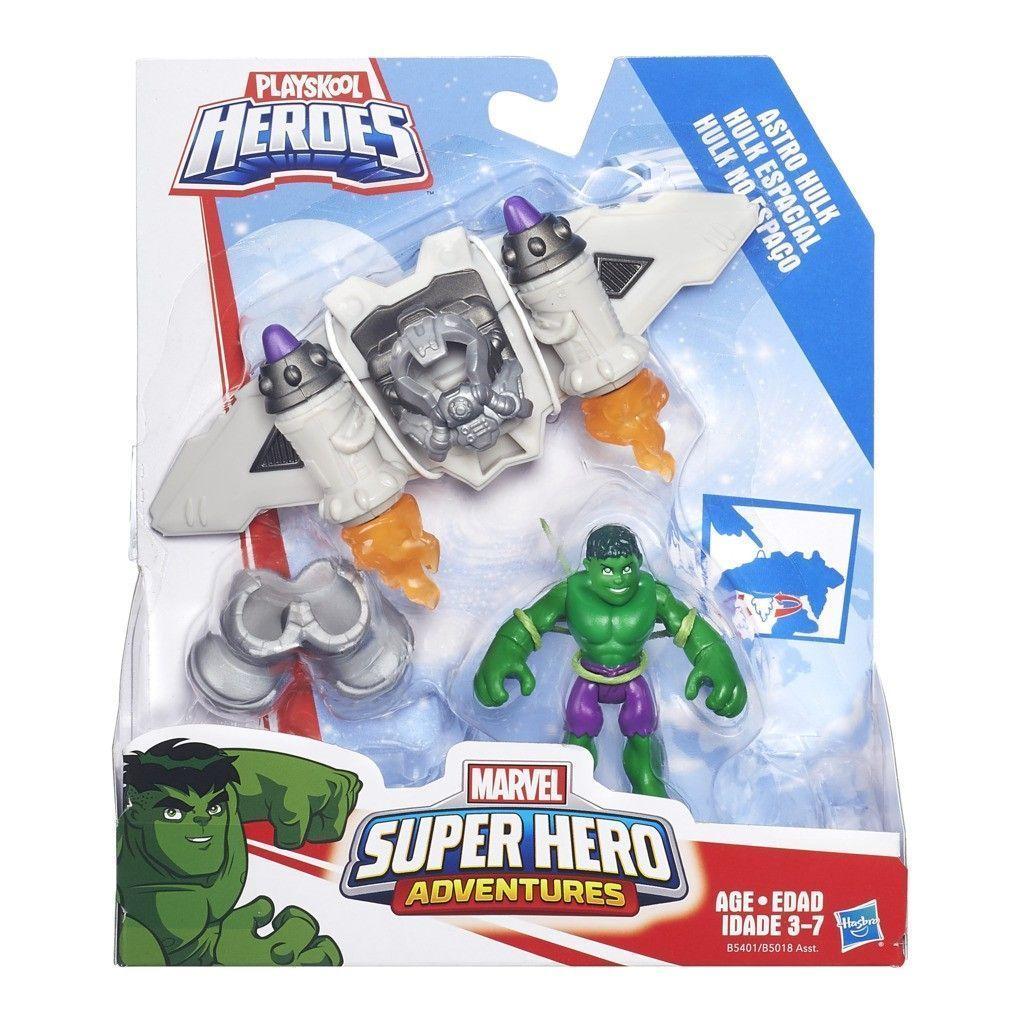 Figura Marvel Super Hero Adventures Hulk Espacial-1