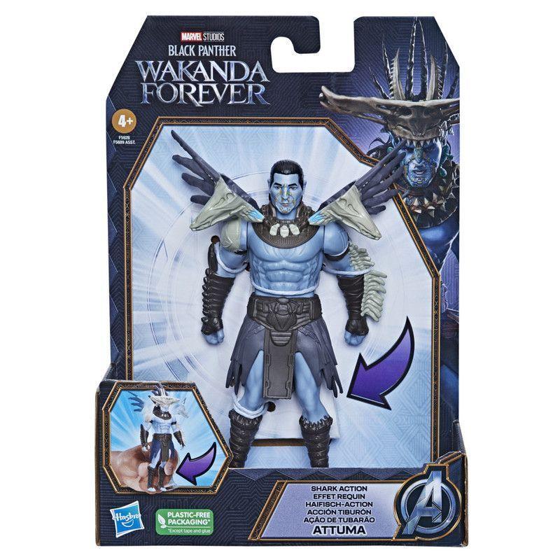 Figura Black Panther Attuma Accion Tiburon-1