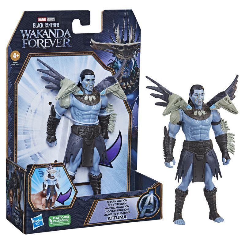 Figura Black Panther Attuma Accion Tiburon-2