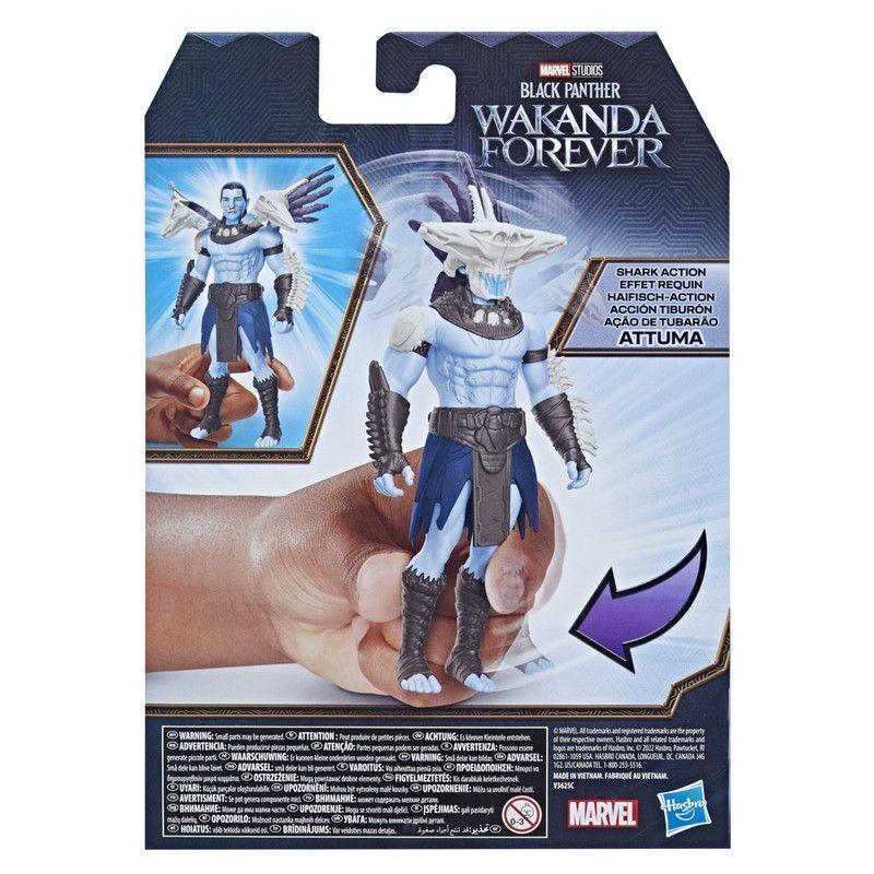 Figura Black Panther Attuma Accion Tiburon-3