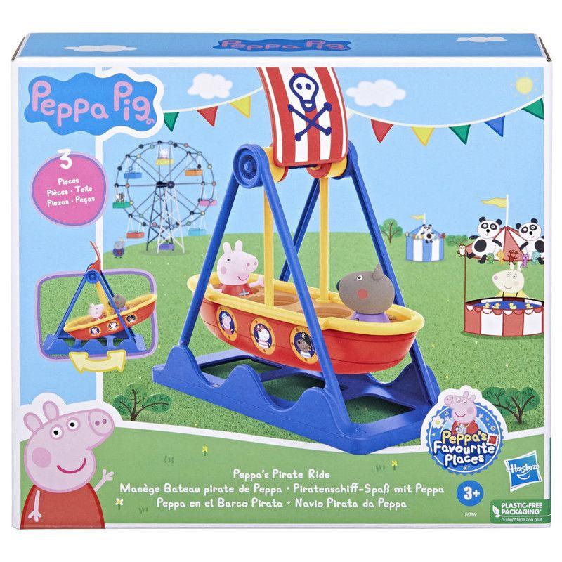 Muñeca Peppa Pig Peppa en el barco pirata-0