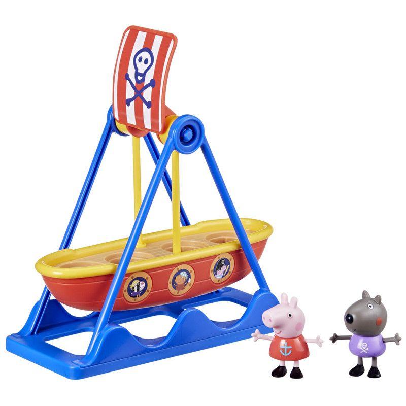Muñeca Peppa Pig Peppa en el barco pirata-1