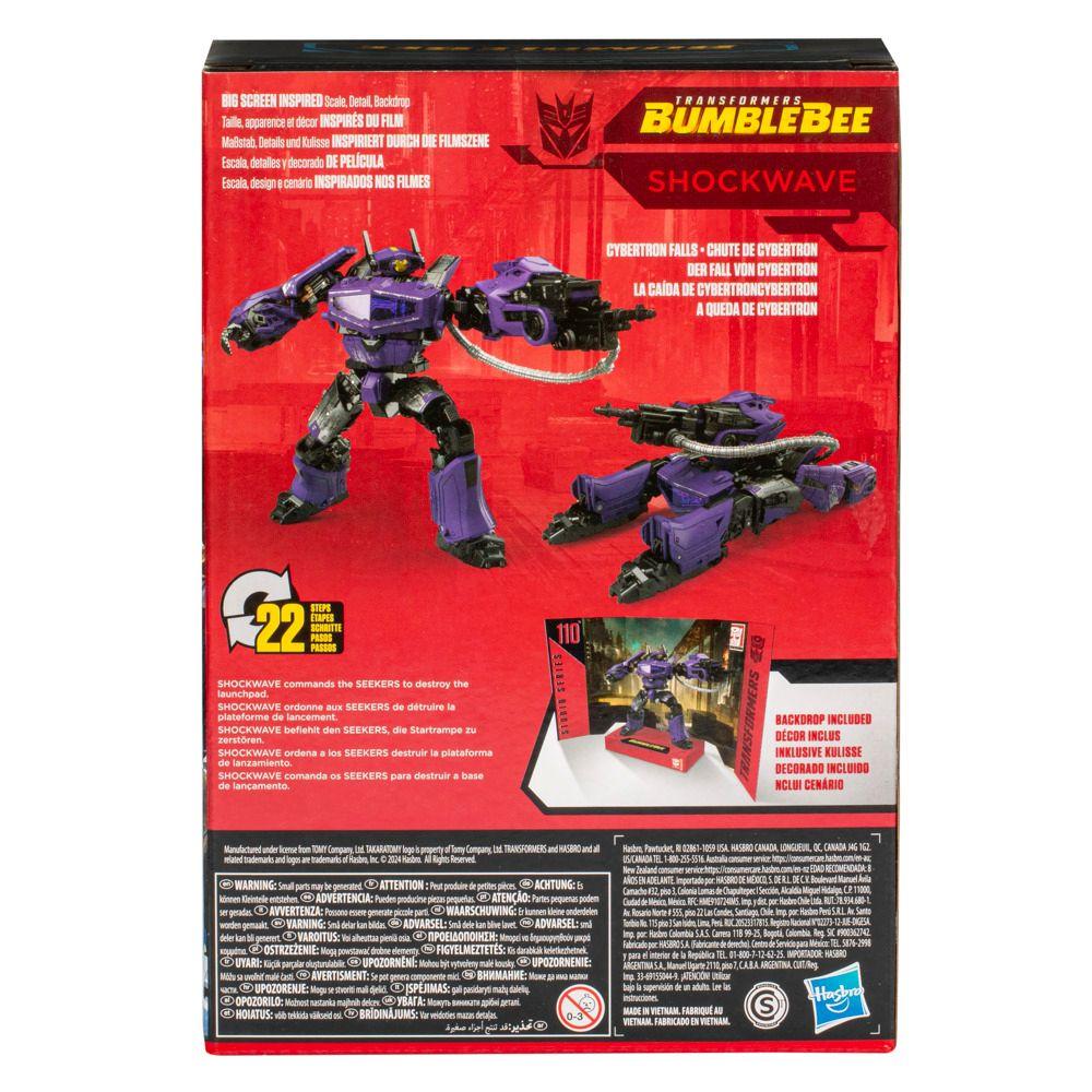 Figura de Acción Transformers Studio Series Bumblebee Voyager Shockwave-4