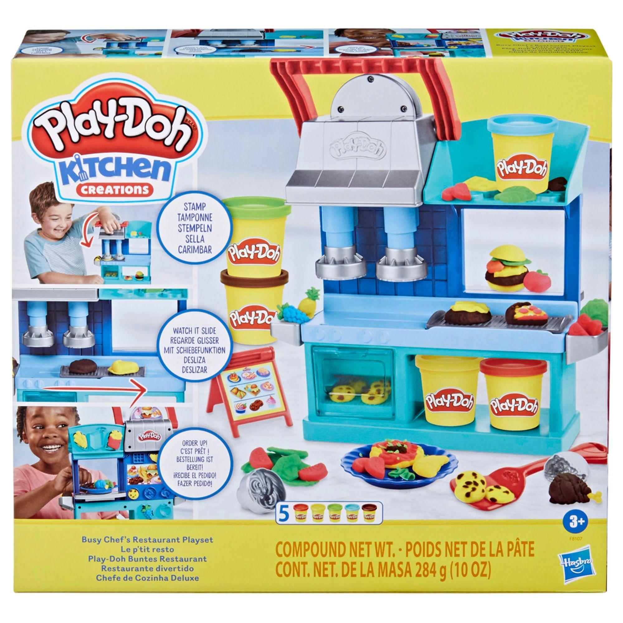 Masas y Plastilinas Play-Doh Kitchen Creations Restaurante Divertido-0