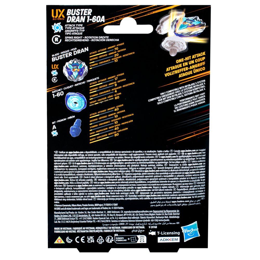 Trompo Beyblade X Kit Inicial Buster Dran 1-60A UX-3