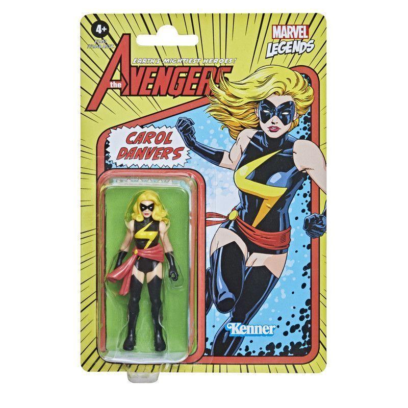 Figura de Acción Marvel Retro Carol Danvers-0
