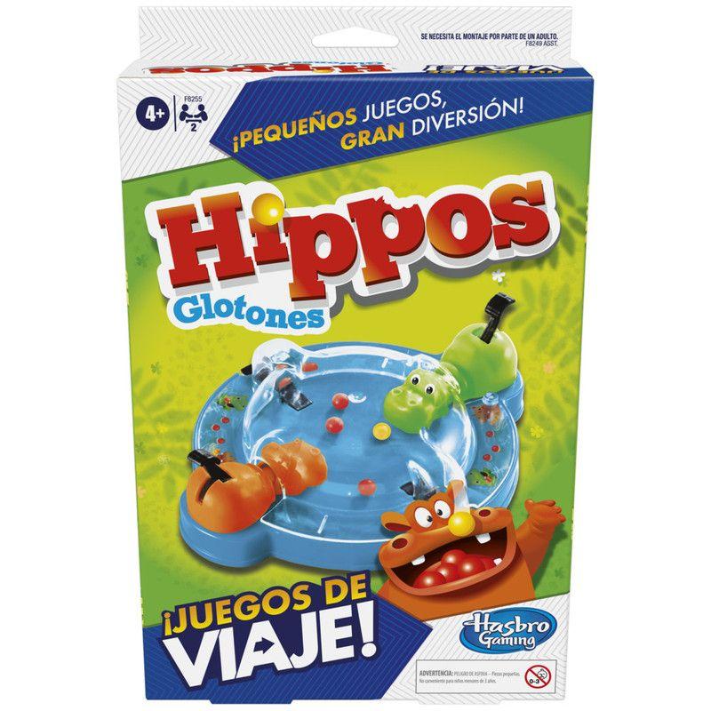 Juego De Mesa Hasbro Gaming Hippos Glotones Grab and Go-0