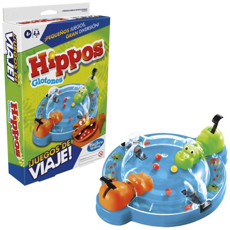 Juego De Mesa Hasbro Gaming Hippos Glotones Grab and Go-2