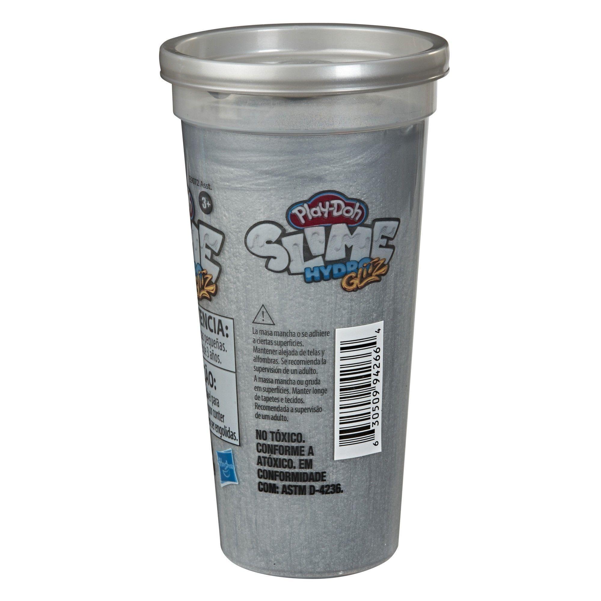 Masa Silme Play-Doh Slime Hydroglitz Plateada-1