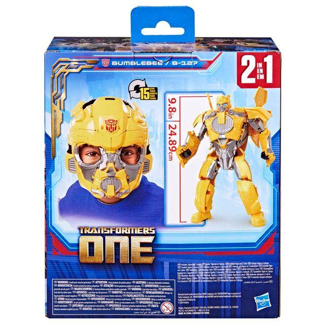 Figura de Acción y Máscara Transformers One Bumblebee B-127-3