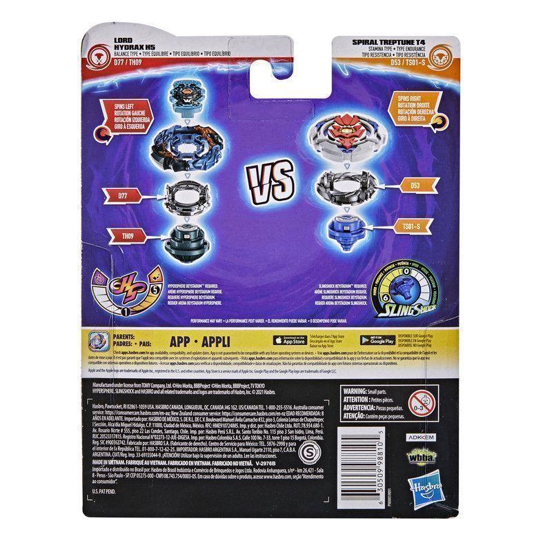 Beyblade Sspiraltreptunet4 & Lordhydraxh5-3