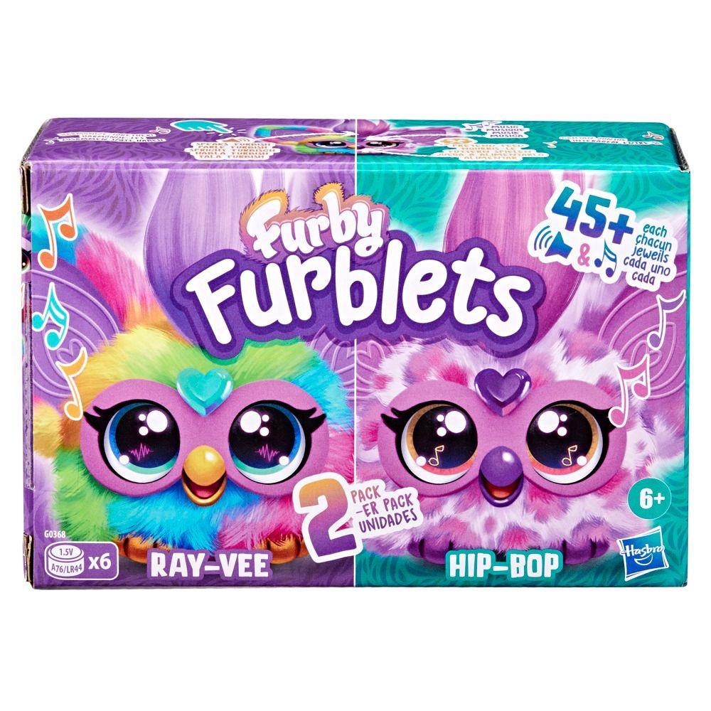 Miniamigo Interactivo Furby Furblets Ray-Vee y Hip-Bop-1