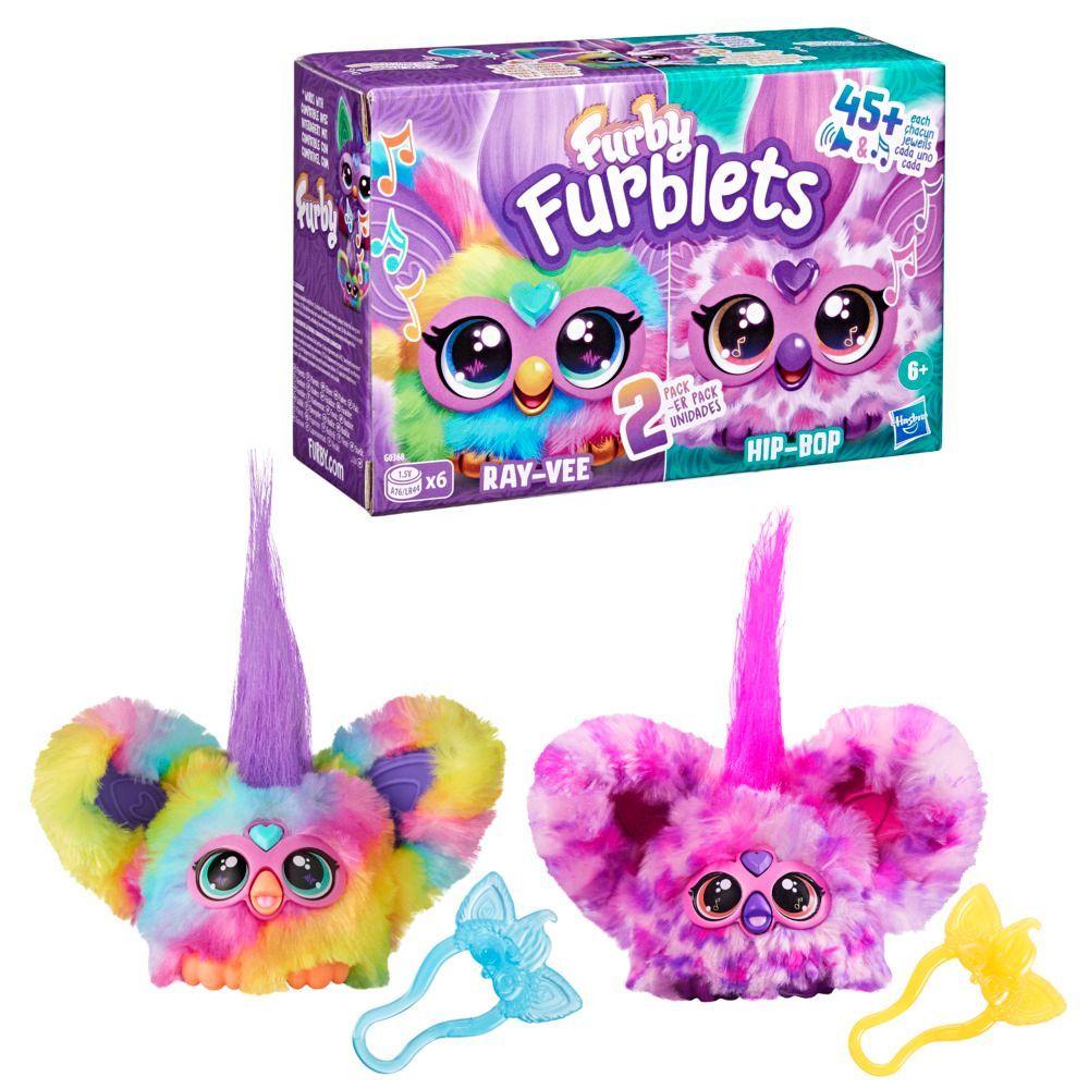 Miniamigo Interactivo Furby Furblets Ray-Vee y Hip-Bop-2