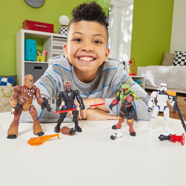 Figura de Acción Star Wars MixMashers El Mandaloriano y Grogu-5