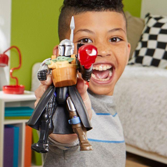 Figura de Acción Star Wars MixMashers El Mandaloriano y Grogu-6