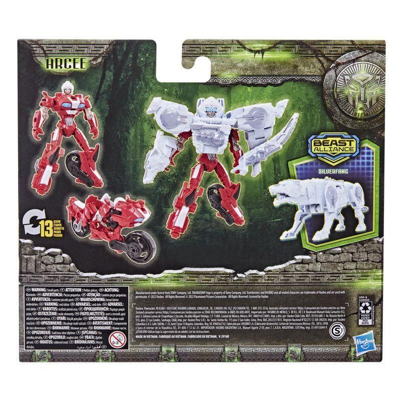 Figura de Acción Transformers Arcee y Silverfang-4