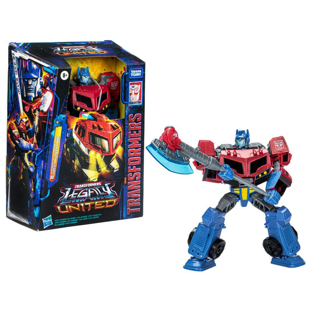 Figura de Acción Transformers Legacy United Voyager Animated Universe Optimus Prime-2