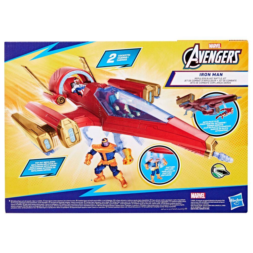 Figura de Acción Marvel Avengers Epic Hero Series Iron Man Jet de Combate-3