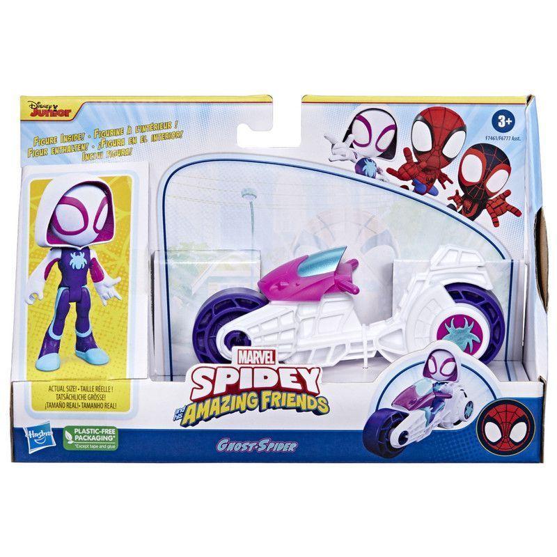 Figura De Acción Spidey Ghost-Spider motocicleta-1
