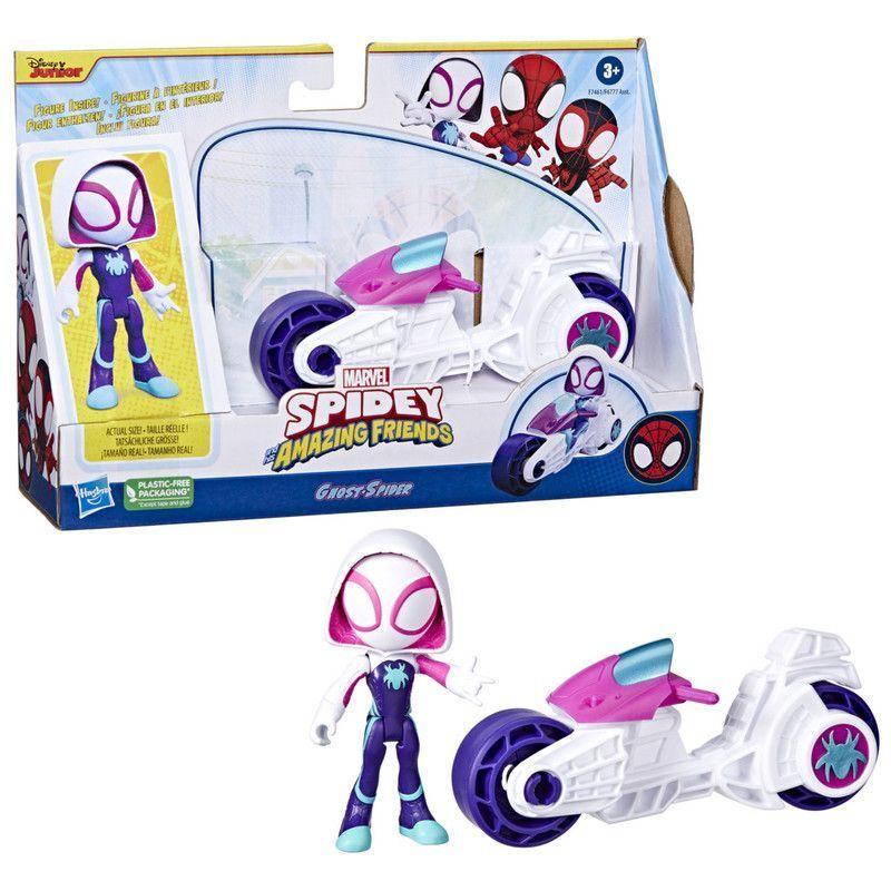 Figura De Acción Spidey Ghost-Spider motocicleta-2
